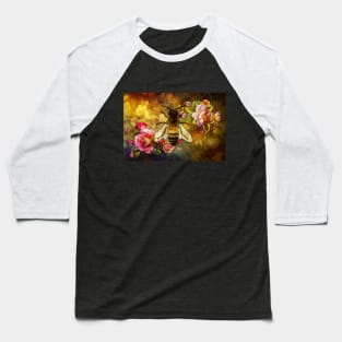 Bee and Honeycomb Baseball T-Shirt